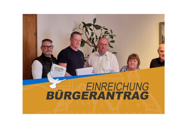 Bürgerantrag Einreichung