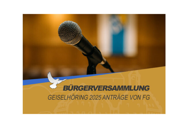 Bürgerversammlung 2025