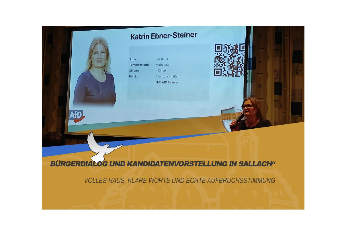 Bürgerdialog und Kandidatenvorstellung in Sallach