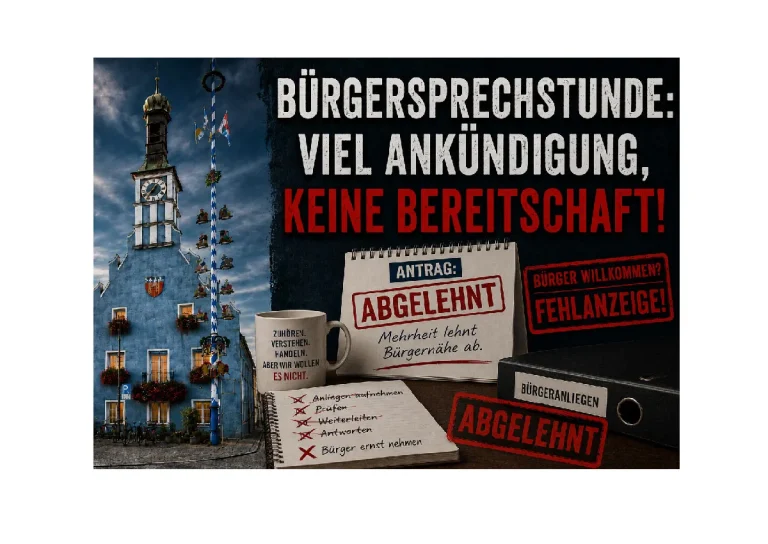 bürgerstunde abgelehnt