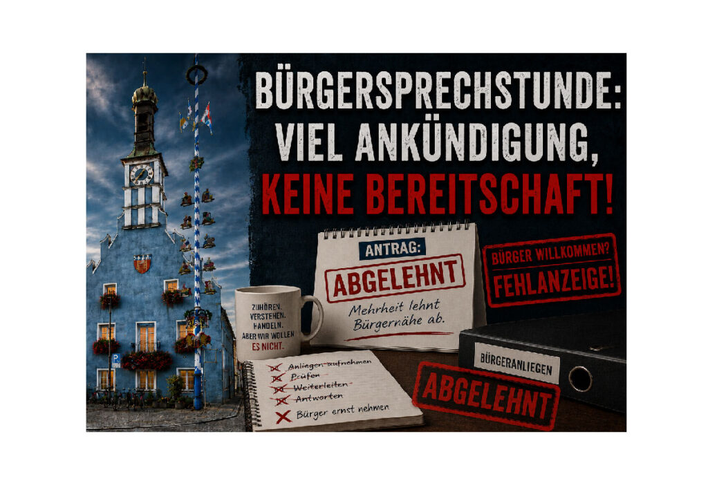 bürgerstunde abgelehnt
