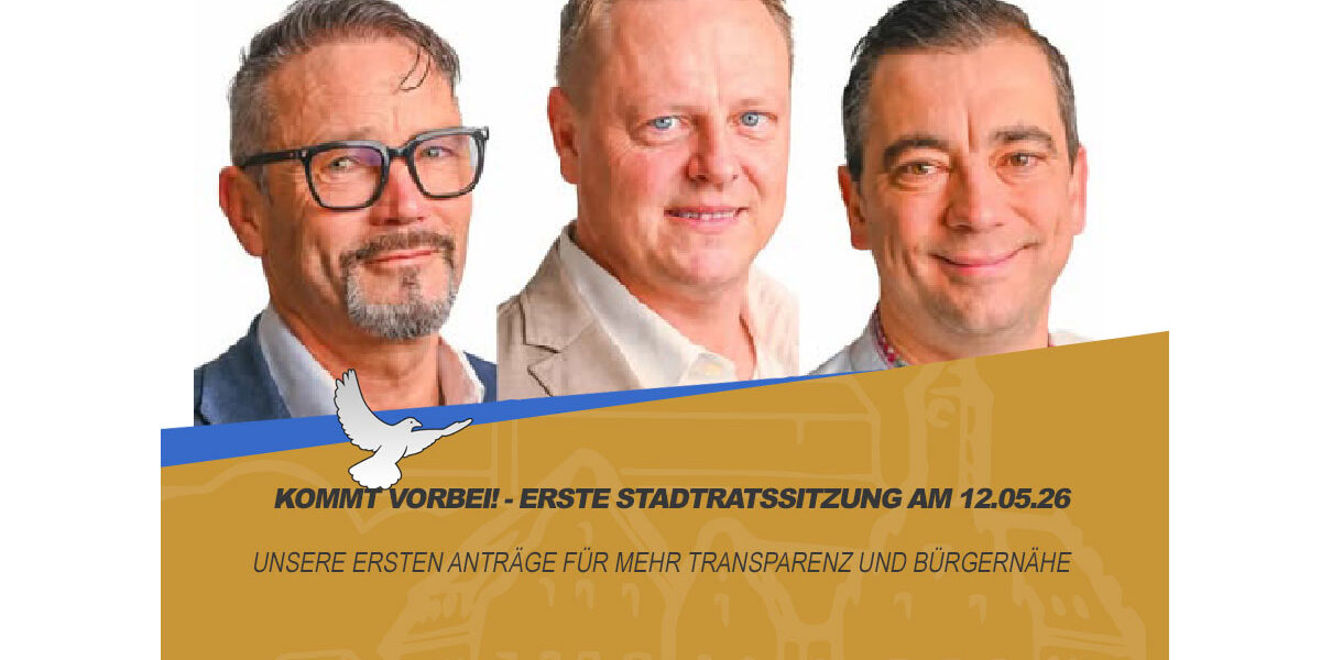 erste Stadtratsitzung