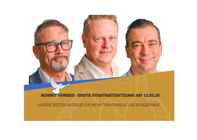 erste Stadtratsitzung