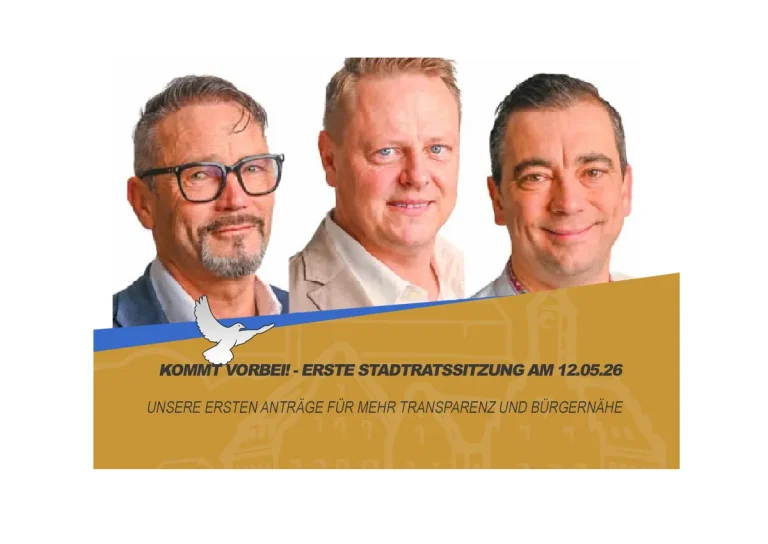 erste Stadtratsitzung
