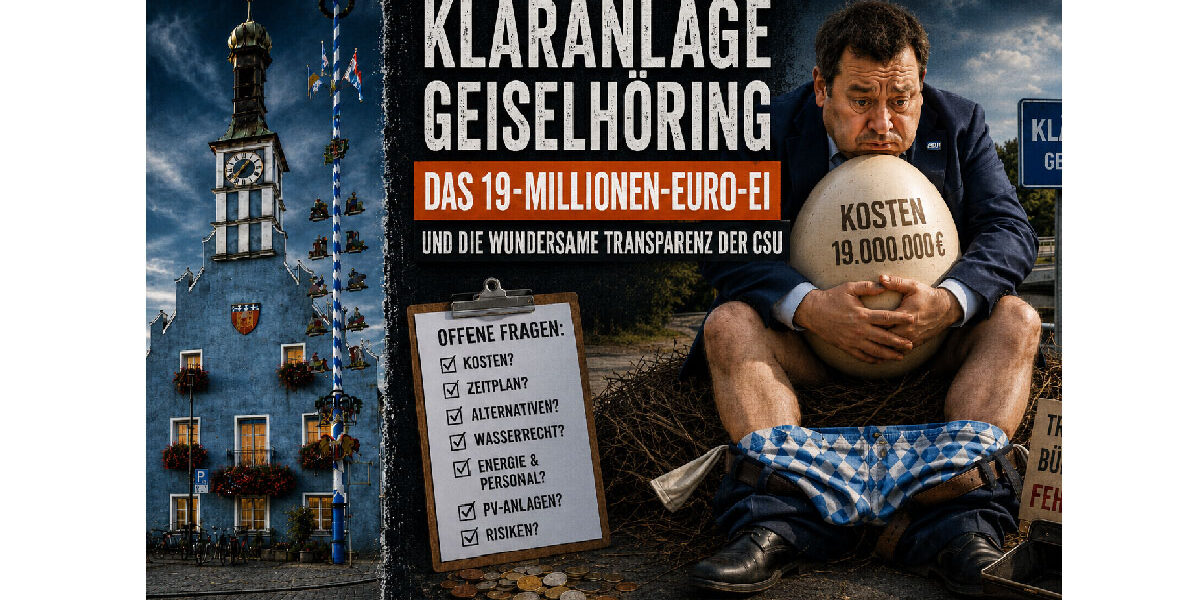 Kläranlage Geiselhöring: Das 19-Millionen-Euro-Ei Kläranlage Geiselhöring